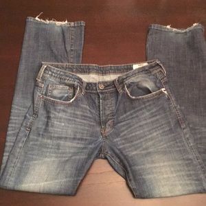 Lightly distressed Buffalo Jeans